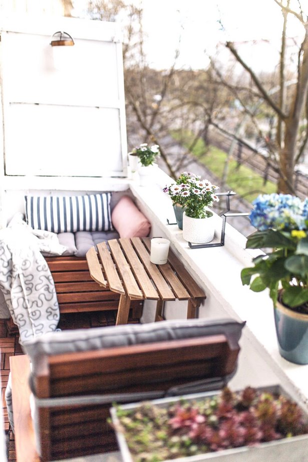 Mini balkon ideen