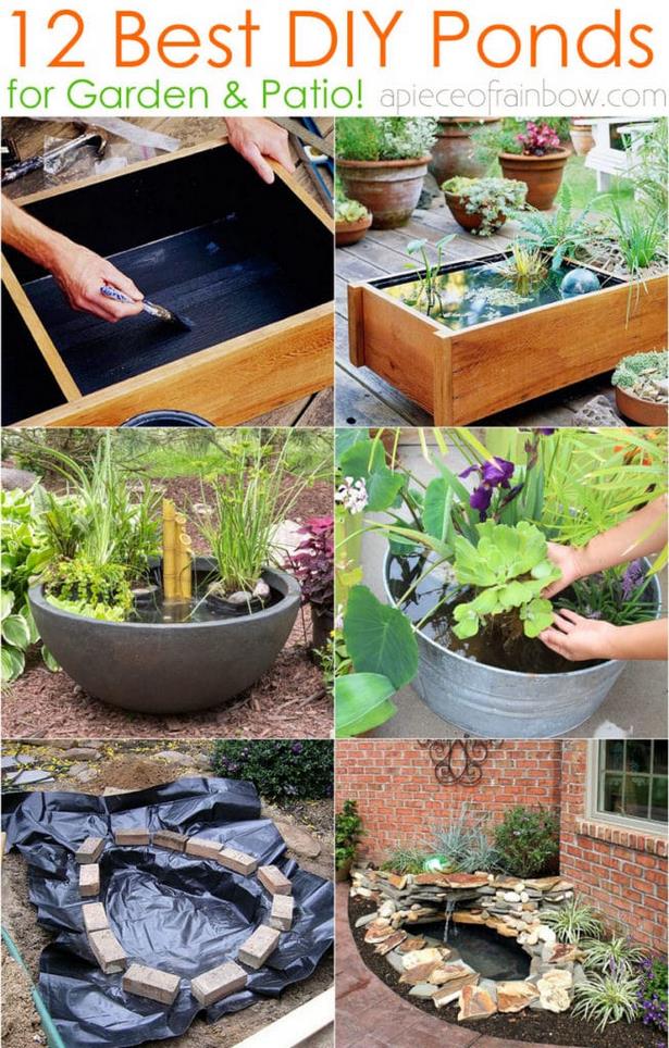 ideen-fur-kleine-gartenteiche-23 Ideen für kleine Gartenteiche