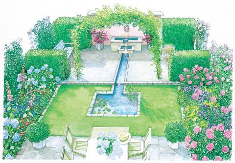 300 qm garten gestalten