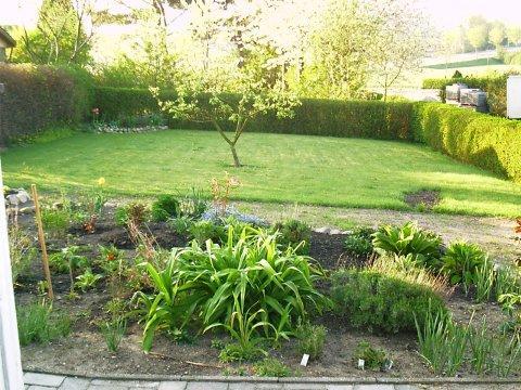 300 qm garten gestalten