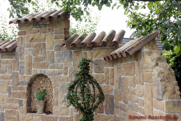 Bilder mediterrane gartenmauern