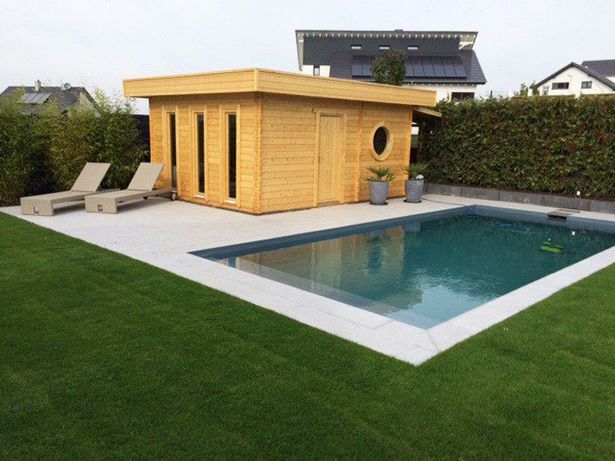 Pool im gartenhaus