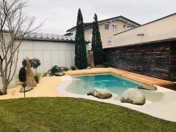 Strand im garten