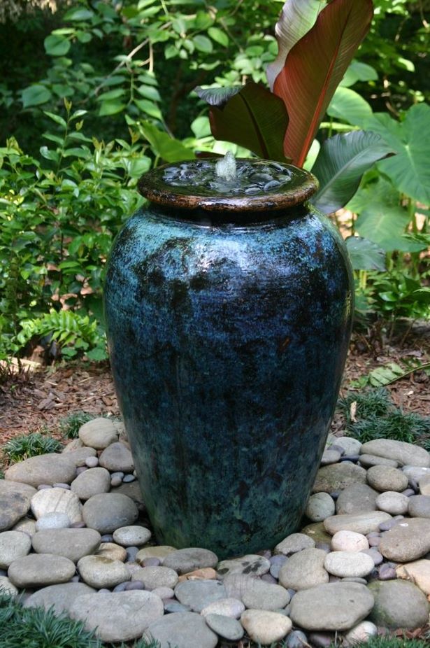 Wasserbrunnen im garten selber bauen