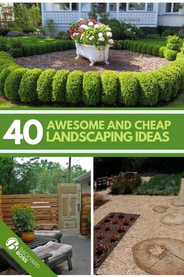 Einfache billige Landschaftsgestaltung Ideen