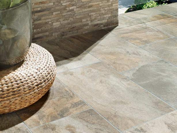 Große terrassen fliesen