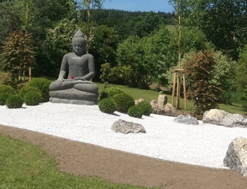 Gartengestaltung mit buddha