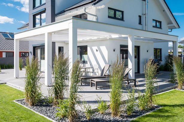 Überdachte terrasse