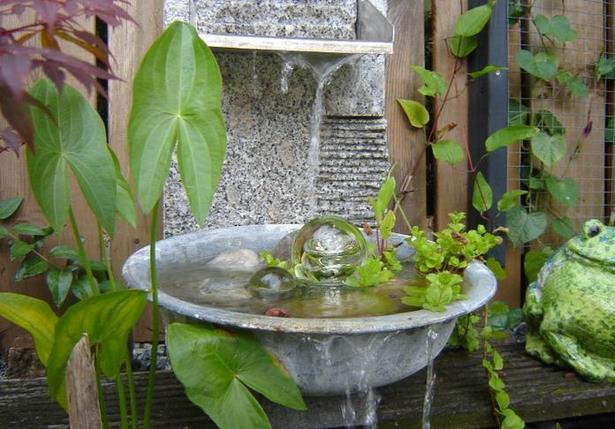 Wasserspiel terrasse