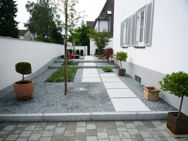 Puristischer garten