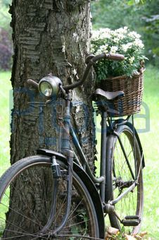 altes-fahrrad-gartendeko-98 Altes fahrrad gartendeko