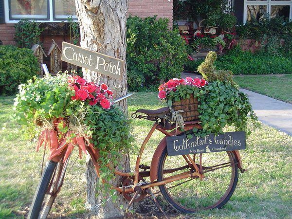 gartendeko-fahrrad-81 Gartendeko fahrrad