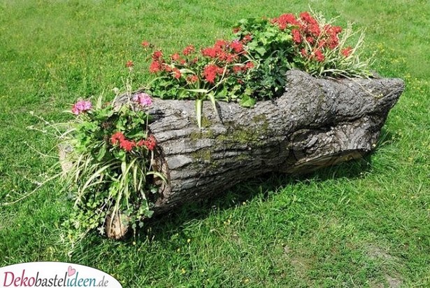 Gartendeko mit reifen