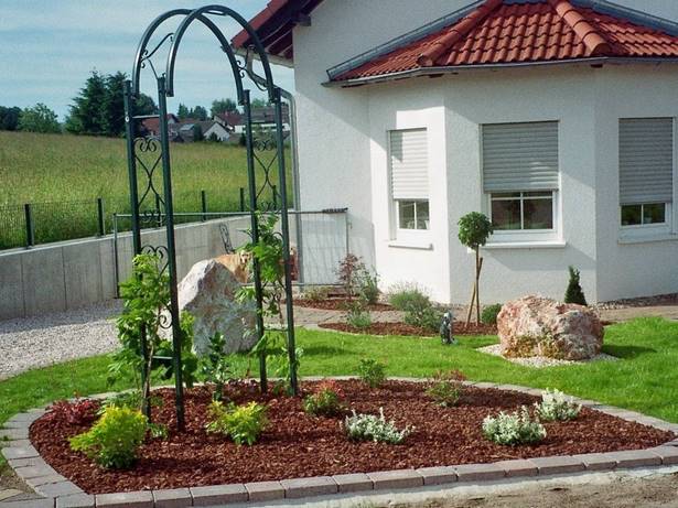 Gartengestaltung mit pinienrinde