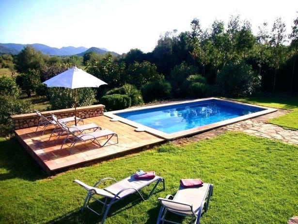 Moderne poolgestaltung