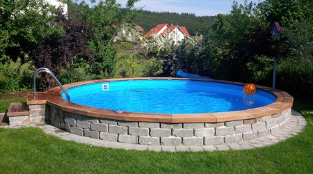 Pool ohne beton