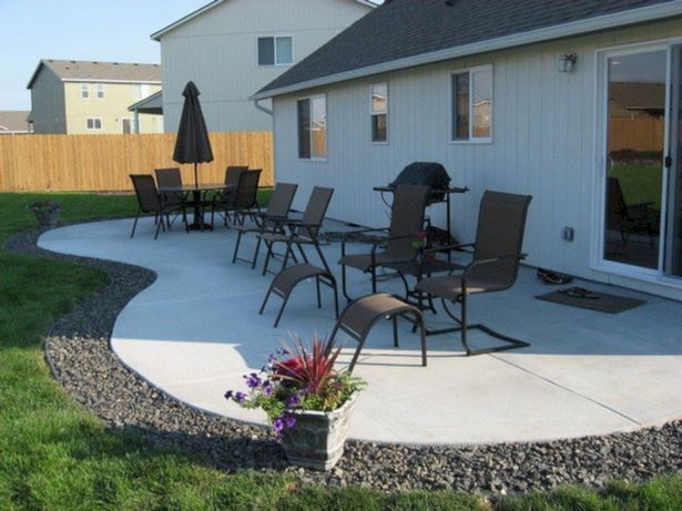 einfache-konkrete-patio-design-ideen-38 Simple concrete patio design ideas
