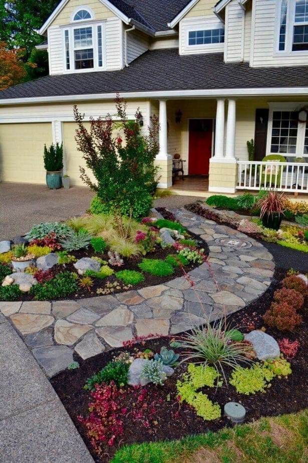 einfache-vorgarten-design-ideen-60 Simple front garden design ideas