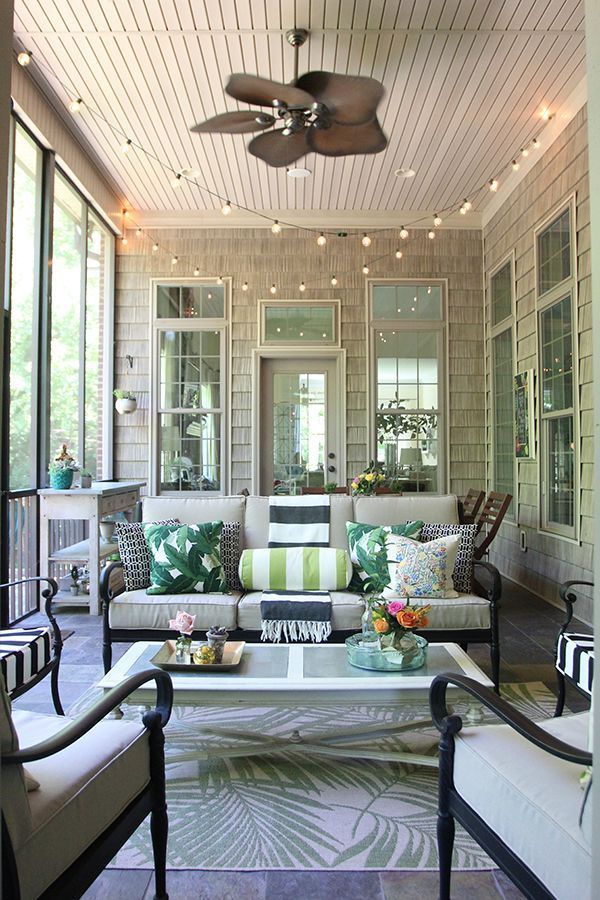 Screened lanai decorating ideas