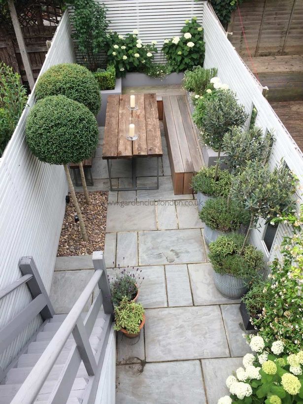 hinterhof-kleine-garten-ideen-66 Backyard small garden ideas