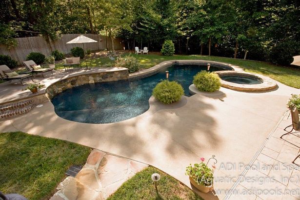 hinterhof-pool-landschaftsbau-ideen-bilder-44_12 Backyard pool landscaping ideas pictures