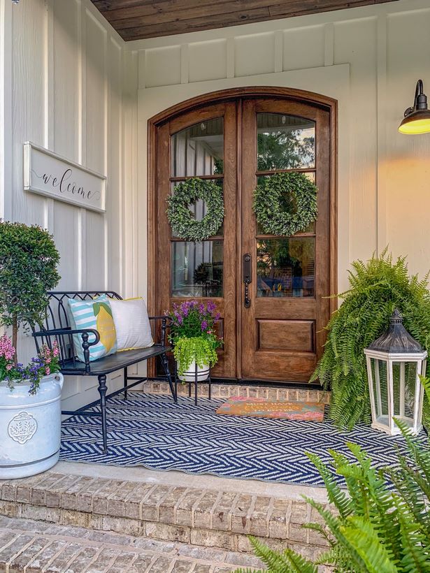 im-freien-eingang-dekoration-ideen-31_18 Outdoor entryway decorating ideas