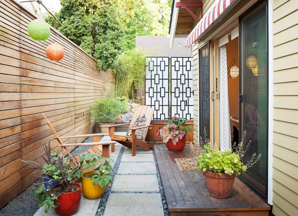 kleine-schmale-hinterhof-ideen-19 Small narrow backyard ideas