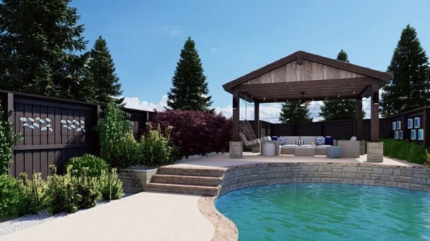 outdoor-pool-dekoration-ideen-20 Outdoor pool decorating ideas