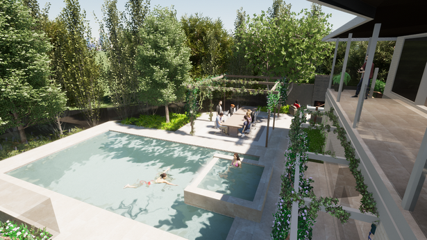 pool-garten-landschaftsbau-ideen-66 Pool garden landscaping ideas