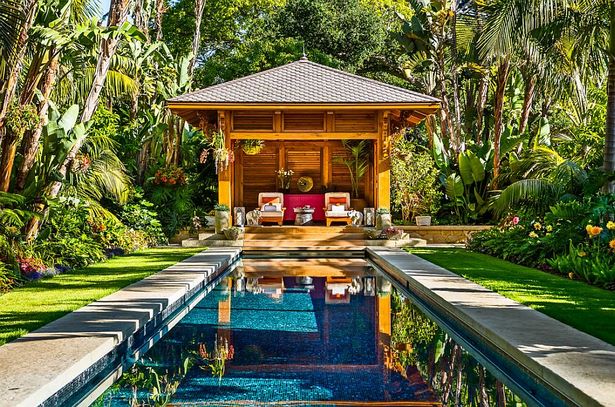 pool-tropische-landschaftsgestaltung-ideen-85 Pool tropical landscaping ideas