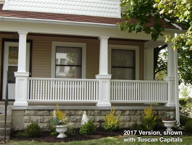 veranda-saule-ideen-79_11 Front porch pillar ideas