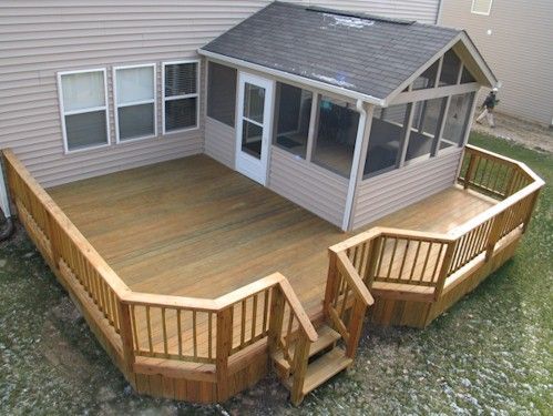 veranda-und-deck-ideen-41 Porch and deck ideas