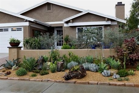vorgarten-landschaftsbau-ideen-kalifornien-28_2 Front yard landscaping ideas california
