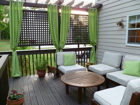 zuruck-veranda-privatsphare-ideen-05_18 Back porch privacy ideas