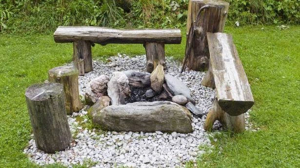 Gartengestaltung feuerstelle