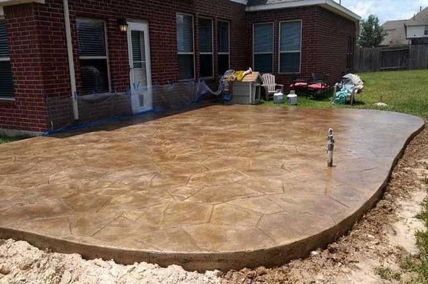 Ideen für Beton Terrasse