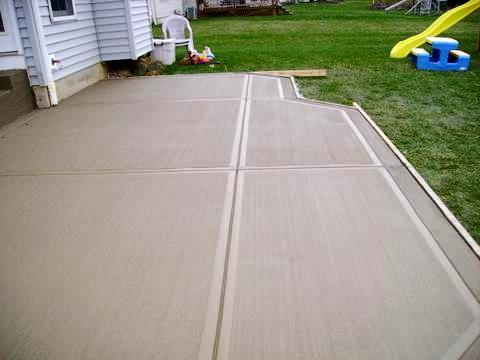 Zement Terrasse Ideen