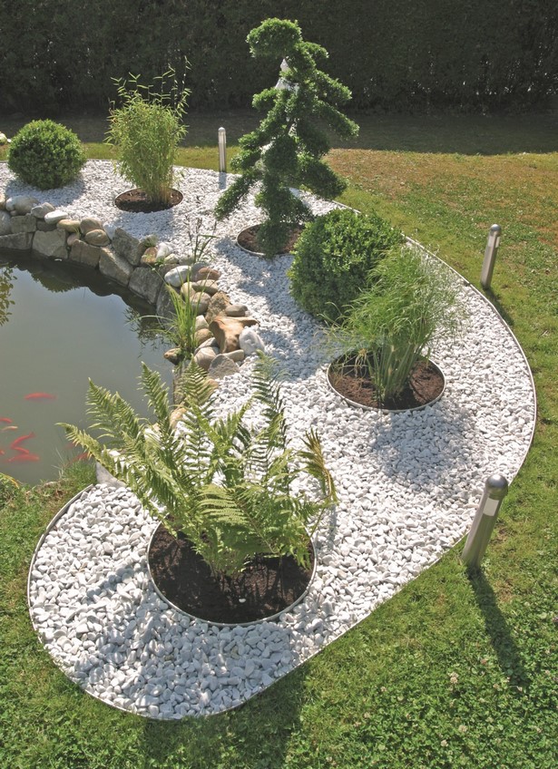 Gartengestaltung mit kies und splitt