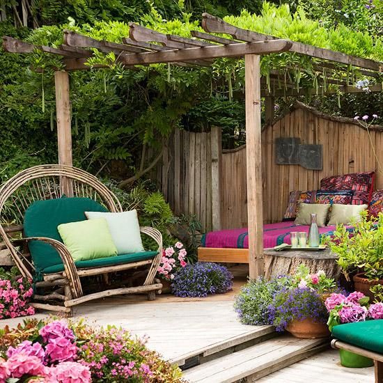 Gartenlauben ideen