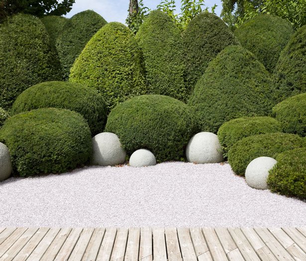 Marmorkies garten