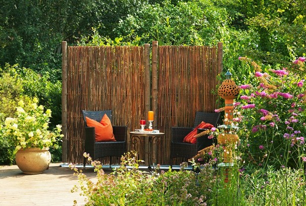 Natürlicher sichtschutz terrasse