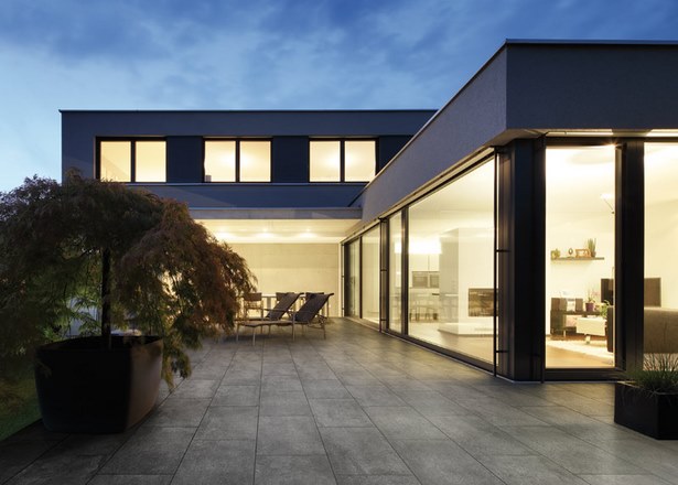 Terrassen fliesen modern