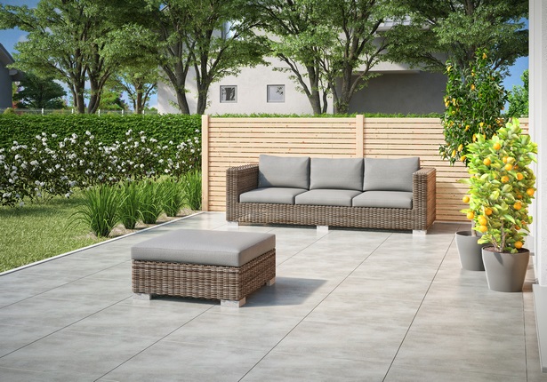 Terrassen fliesen modern