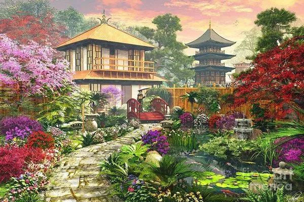 gemalde-japanischer-garten-60_7-16 Gemälde japanischer Gärten
