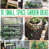 Kreative Gartenideen für kleine Räume