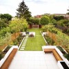 Lange Garten design-Ideen