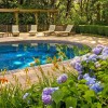 Backyard landscaping ideas with inground pool