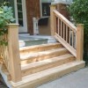 Wood front step ideas