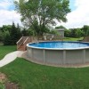 Landscaping ideas for above ground pool area