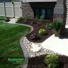 Landscaping ideas with stone and mulch